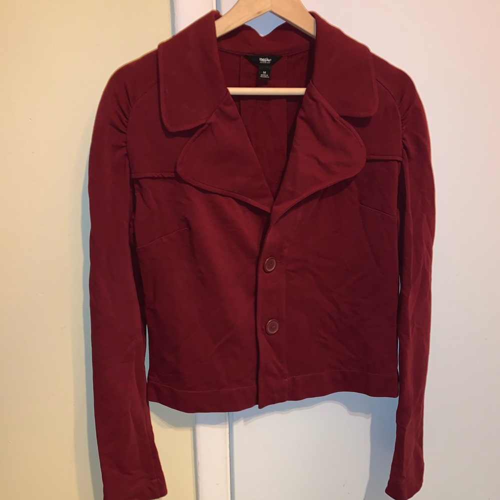 Dark Red Mossimo Cotton Jacket